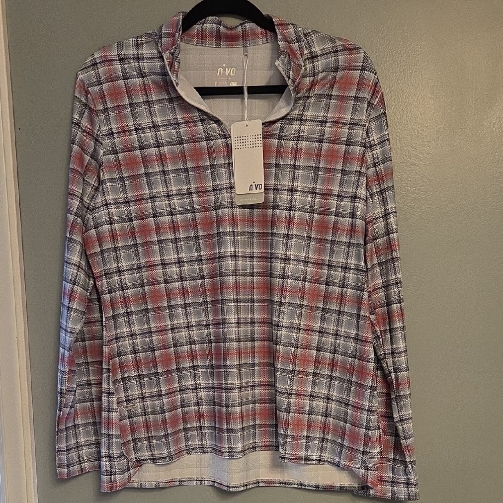 NVO Long Sleeve Athletic Golf Top XL NWT